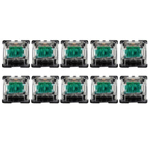 Load image into Gallery viewer, 10 PCS Gateron G Shaft Black Bottom Transparent Shaft Cover Axis Switch, Style:, G3 Foot (Black Shaft), G3 Foot (Red Shaft), G3 Foot (Tea Shaft), G3 Foot (Blue Shaft), G3 Foot (White Shaft), G3 Foot (Green Shaft), G3 Foot (Yellow Shaft)                ...