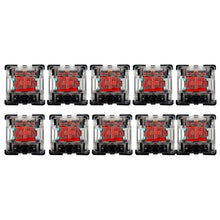 Load image into Gallery viewer, 10 PCS Gateron G Shaft Black Bottom Transparent Shaft Cover Axis Switch, Style:, G3 Foot (Black Shaft), G3 Foot (Red Shaft), G3 Foot (Tea Shaft), G3 Foot (Blue Shaft), G3 Foot (White Shaft), G3 Foot (Green Shaft), G3 Foot (Yellow Shaft)                ...