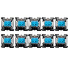 Load image into Gallery viewer, 10 PCS Gateron G Shaft Black Bottom Transparent Shaft Cover Axis Switch, Style:, G3 Foot (Black Shaft), G3 Foot (Red Shaft), G3 Foot (Tea Shaft), G3 Foot (Blue Shaft), G3 Foot (White Shaft), G3 Foot (Green Shaft), G3 Foot (Yellow Shaft)                ...