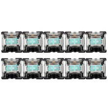 Load image into Gallery viewer, 10 PCS Gateron G Shaft Black Bottom Transparent Shaft Cover Axis Switch, Style:, G3 Foot (Black Shaft), G3 Foot (Red Shaft), G3 Foot (Tea Shaft), G3 Foot (Blue Shaft), G3 Foot (White Shaft), G3 Foot (Green Shaft), G3 Foot (Yellow Shaft)                ...