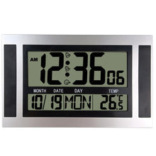 Load image into Gallery viewer, Large Screen LCD Wall Clock Minimalist Electronic Alarm Clock, Large Screen LCD