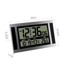 Load image into Gallery viewer, Large Screen LCD Wall Clock Minimalist Electronic Alarm Clock, Large Screen LCD