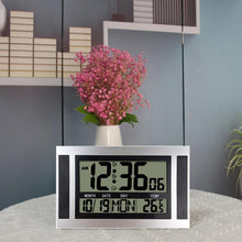 Load image into Gallery viewer, Large Screen LCD Wall Clock Minimalist Electronic Alarm Clock, Large Screen LCD