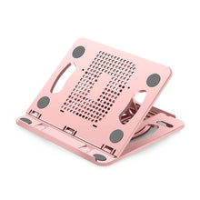 Load image into Gallery viewer, Foldable Laptop Desktop Heightening Cooling Bracket, Black, White, Pink