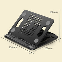 Load image into Gallery viewer, Foldable Laptop Desktop Heightening Cooling Bracket, Black, White, Pink