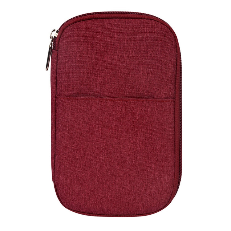 OMOUBOI Outdoor Travel Storage Bag Multi-Function Passport Package, Black, Red, Dark Blue, Gray White, Olive