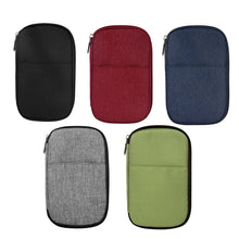 Load image into Gallery viewer, OMOUBOI Outdoor Travel Storage Bag Multi-Function Passport Package, Black, Red, Dark Blue, Gray White, Olive