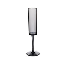 Load image into Gallery viewer, 165ml Household Acrylic Champagne Glasses, Black, Transparent