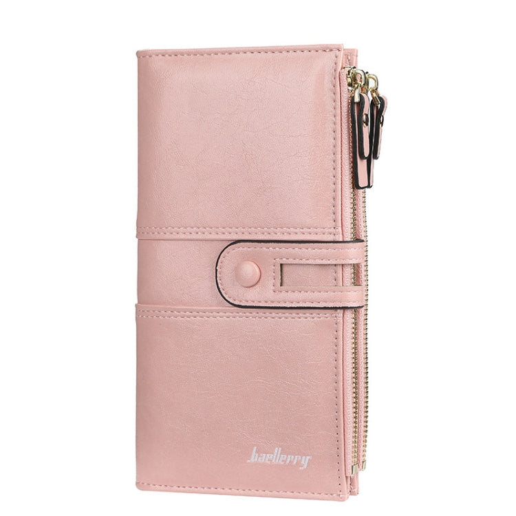 Baellerry  Ladies Long Large Capacity Buckle Zip Clutch Multi-Card Wallet, Baellerry let(Pink, Baellerry Sky Blue, Baellerry Red, Baellerry Black, Baellerry Brown, Baellerry Dark Green