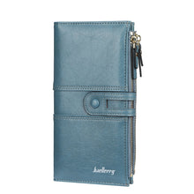 Load image into Gallery viewer, Baellerry  Ladies Long Large Capacity Buckle Zip Clutch Multi-Card Wallet, Baellerry let(Pink, Baellerry Sky Blue, Baellerry Red, Baellerry Black, Baellerry Brown, Baellerry Dark Green