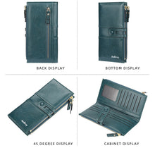 Load image into Gallery viewer, Baellerry  Ladies Long Large Capacity Buckle Zip Clutch Multi-Card Wallet, Baellerry let(Pink, Baellerry Sky Blue, Baellerry Red, Baellerry Black, Baellerry Brown, Baellerry Dark Green