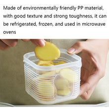 Load image into Gallery viewer, A2958 Chopped Onion Garlic Refrigerator Preservation Box with Lid, Small, 6-pieces / Sets, Dividered Box