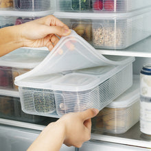 Load image into Gallery viewer, A2958 Chopped Onion Garlic Refrigerator Preservation Box with Lid, Small, 6-pieces / Sets, Dividered Box