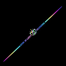 Load image into Gallery viewer, 2pcs 60cm Colorful Laser Car Stickers Body Scratches Cover Car Stickers