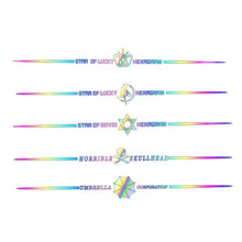 Load image into Gallery viewer, 2pcs 60cm Colorful Laser Car Stickers Body Scratches Cover Car Stickers