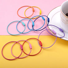 Load image into Gallery viewer, 20 PCS Colorful Paint Steel Wire Rope Car Key Ring DIY Accessories, Car Key Ring
