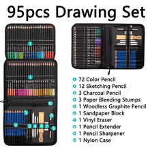 Load image into Gallery viewer, 95 PCS / Set Yover Oily Colored Pencil Set Art Sketch Pencil Painting Set, 95 PCS / Set