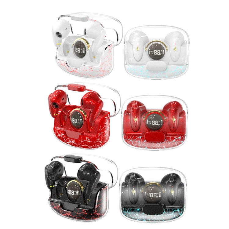 TWS Wireless Bluetooth Headset In-ear Space Capsule Gaming Headset, Space Capsule White
