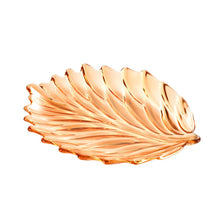 Load image into Gallery viewer, Acrylic Leaf Shape Fruit Tray and Shelf, Style:, Dish (Transparent), Dish (Blue), Dish (Amber), Dish (Purple), Shelf (Golden), Shelf (Black)