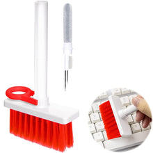 Load image into Gallery viewer, 2 PCS 5 In 1 Earbud Cleaning Pen + Keyboard Cleaning Brush + Key Cap Puller, White, Red White, Red Black