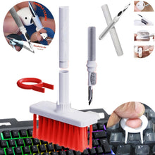 Load image into Gallery viewer, 2 PCS 5 In 1 Earbud Cleaning Pen + Keyboard Cleaning Brush + Key Cap Puller, White, Red White, Red Black