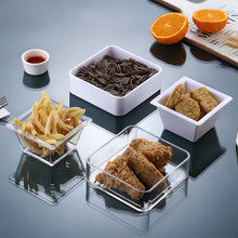 Load image into Gallery viewer, 2 PCS Geometric Snack Plate, Small Quartet (White), Small Quartet (Transparent), Big Quartet (White), Big Quartet (Transparent), Hexagonal (Transparent), Quadrilateral (Transparent), Rectangular (Transparent)