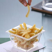 Load image into Gallery viewer, 2 PCS Geometric Snack Plate, Small Quartet (White), Small Quartet (Transparent), Big Quartet (White), Big Quartet (Transparent), Hexagonal (Transparent), Quadrilateral (Transparent), Rectangular (Transparent)