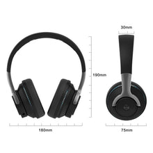 Load image into Gallery viewer, H2 Colorful Luminous Subwoofer Folding Retractable Card Wireless Bluetooth Headset, Black, Blue, White, Red