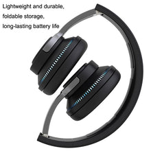 Load image into Gallery viewer, H2 Colorful Luminous Subwoofer Folding Retractable Card Wireless Bluetooth Headset, Black, Blue, White, Red