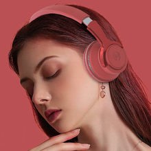 Load image into Gallery viewer, H2 Colorful Luminous Subwoofer Folding Retractable Card Wireless Bluetooth Headset, Black, Blue, White, Red