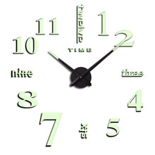 Load image into Gallery viewer, M002 Night Light DIY Digital Wall Clock Living Room Decoration Silent Clock, DIY Digital Wall Clock