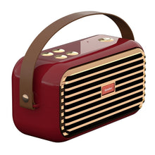 Load image into Gallery viewer, X7 Outdoor Portable Dual Speaker Wireless Bluetooth Retro Portable Speaker, White, Blue, Black, Red, Green