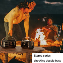 Load image into Gallery viewer, X7 Outdoor Portable Dual Speaker Wireless Bluetooth Retro Portable Speaker, White, Blue, Black, Red, Green