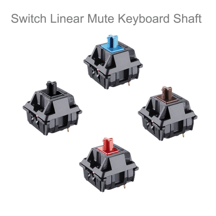 10PCS Cherry Shaft MX Switch Linear Mute Keyboard Shaft, Black Shaft, Red Shaft, Tea Shaft, Blue Shaft, White Shaft, Green Shaft, Silver Shaft, Mute Red Shaft, Mute Black Shaft