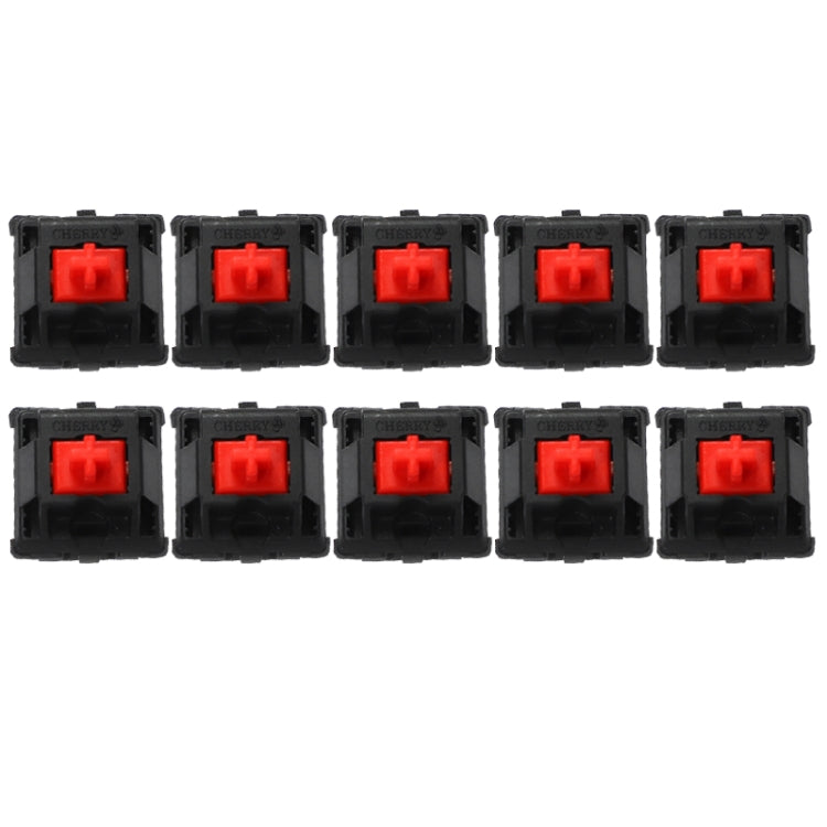 10PCS Cherry Shaft MX Switch Linear Mute Keyboard Shaft, Black Shaft, Red Shaft, Tea Shaft, Blue Shaft, White Shaft, Green Shaft, Silver Shaft, Mute Red Shaft, Mute Black Shaft