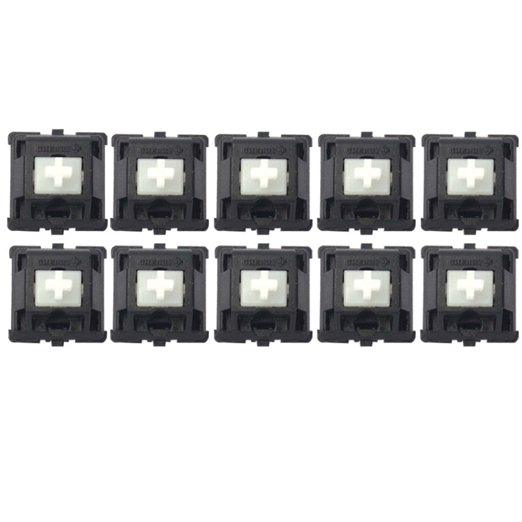 10PCS Cherry Shaft MX Switch Linear Mute Keyboard Shaft, Black Shaft, Red Shaft, Tea Shaft, Blue Shaft, White Shaft, Green Shaft, Silver Shaft, Mute Red Shaft, Mute Black Shaft