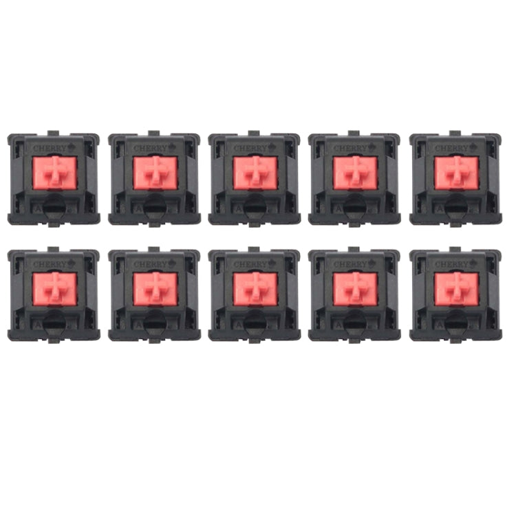 10PCS Cherry Shaft MX Switch Linear Mute Keyboard Shaft, Black Shaft, Red Shaft, Tea Shaft, Blue Shaft, White Shaft, Green Shaft, Silver Shaft, Mute Red Shaft, Mute Black Shaft