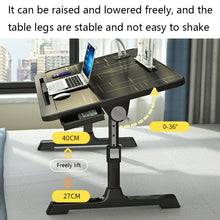 Load image into Gallery viewer, N6 Liftable and Foldable Bed Computer Desk, Style:, Basic Type, Drawer Type, Drawer+Shelf, Drawer+USB, Drawer+Shelf+USB