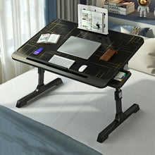 Load image into Gallery viewer, N6 Liftable and Foldable Bed Computer Desk, Style:, Basic Type, Drawer Type, Drawer+Shelf, Drawer+USB, Drawer+Shelf+USB