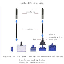Load image into Gallery viewer, Fish Tank Aquarium 5-in-1 Cleaning Tool Set, Fish Tank Aquarium Cleaning Tool