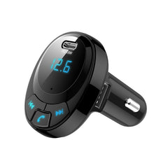 Load image into Gallery viewer, BT09 Car Bluetooth MP3 Digital Display Dual USB Charger, BT09