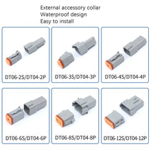 Load image into Gallery viewer, Car Waterproof Connector Conductive Connection Terminal, 4 PCS DT04-2P / DT06-2S With Copper, 4 PCS DT04-3P / DT06-3S With Copper, 2 PCS DT04-4P / DT06-4S With Copper, 2 PCS DT04-6P / DT06-6S With Copper, 2 PCS DT04-8P / DT06-8S With Copper            ...