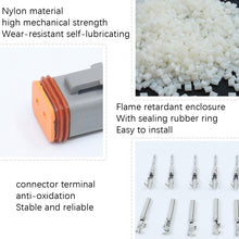 Load image into Gallery viewer, Car Waterproof Connector Conductive Connection Terminal, 4 PCS DT04-2P / DT06-2S With Copper, 4 PCS DT04-3P / DT06-3S With Copper, 2 PCS DT04-4P / DT06-4S With Copper, 2 PCS DT04-6P / DT06-6S With Copper, 2 PCS DT04-8P / DT06-8S With Copper            ...