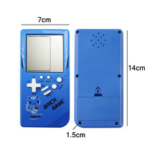 Load image into Gallery viewer, Large Screen Retro Children Handheld Game Console, Blue, Pink, Yellow, Green