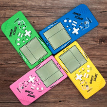Load image into Gallery viewer, Large Screen Retro Children Handheld Game Console, Blue, Pink, Yellow, Green