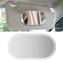 Load image into Gallery viewer, Sun Visor High-Definition Mirror Stainless Steel Makeup Mirror, Oval Small, Oval Large