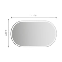 Load image into Gallery viewer, Sun Visor High-Definition Mirror Stainless Steel Makeup Mirror, Oval Small, Oval Large