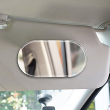 Load image into Gallery viewer, Sun Visor High-Definition Mirror Stainless Steel Makeup Mirror, Oval Small, Oval Large