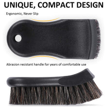 Load image into Gallery viewer, Car Horsehair Interior Leather Brush, Horsehair
