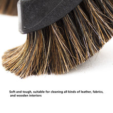 Load image into Gallery viewer, Car Horsehair Interior Leather Brush, Horsehair